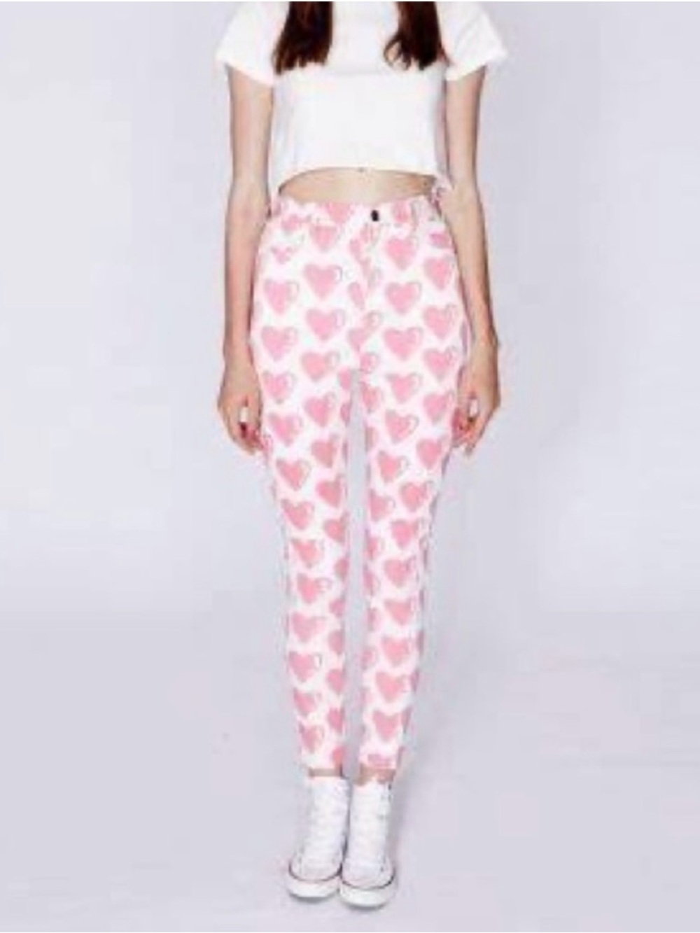 Lazy Oaf High Waisted From The Hearts Pants